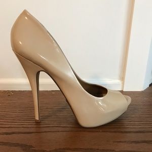 Nude Patent Leather Heels